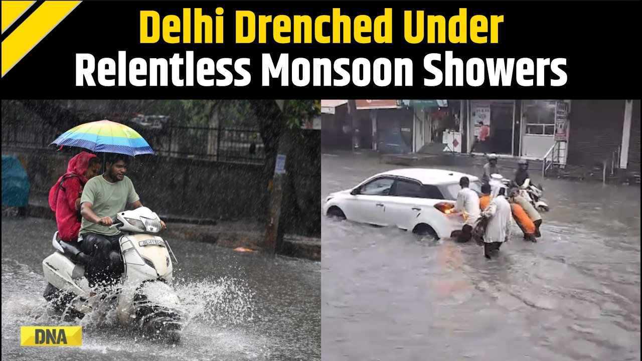 Delhi-NCR On High Alert! IMD Warns Of Massive Rain Event, Urges People To Stay Indoors | Delhi News