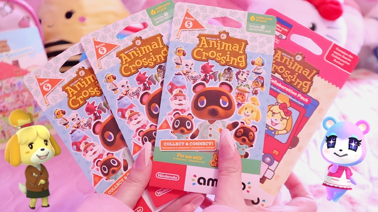 Unboxing Animal Crossing Series 5 Amiibo Cards || I Got My Dream Villagers!!