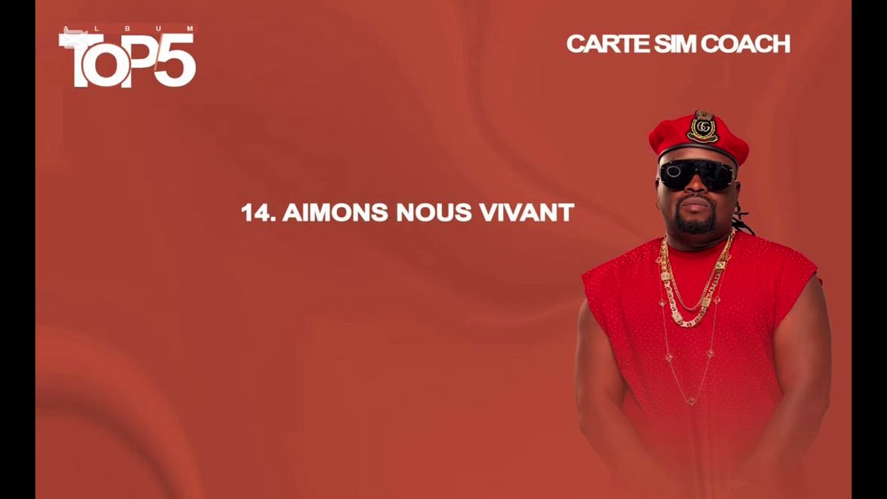 Carte sim coach - Aimons nous vivant (officiel music)