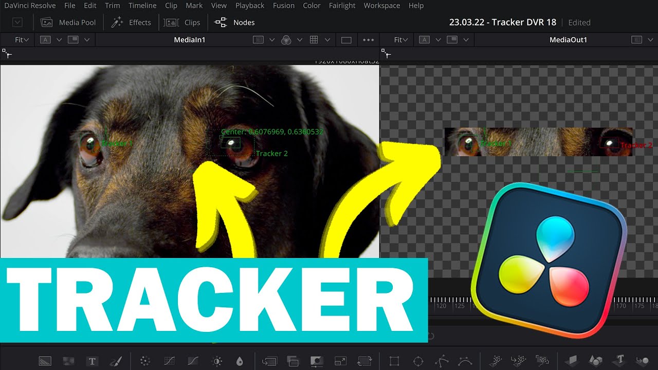 DaVinci Resolve 18 TRACKER - Come TRACCIARE Titoli e Immagini?