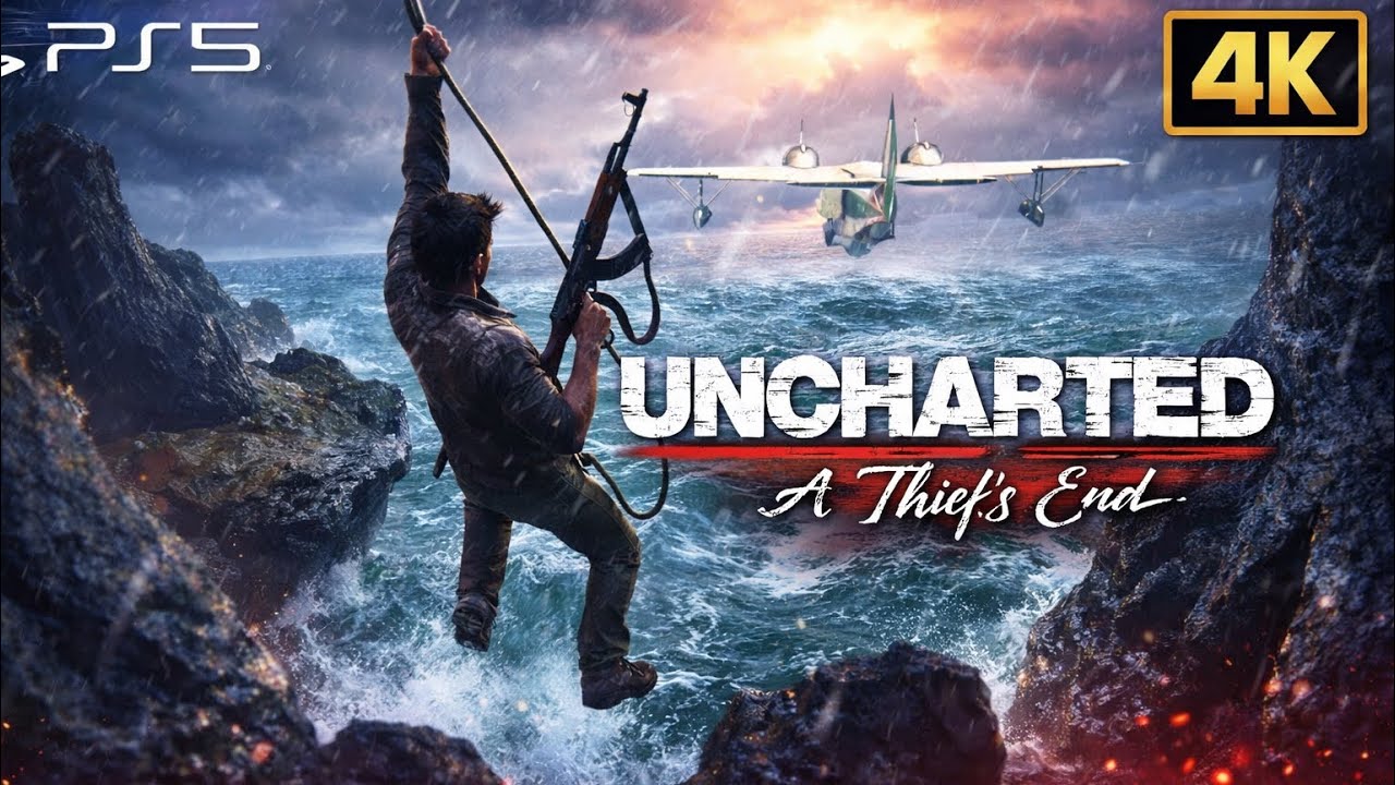 Escaping the danger!! Uncharted A thief’s end Part-10!! 4K Gameplay!!