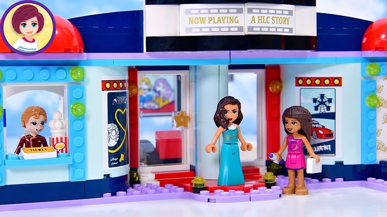 Let's go to the movies! Oh wait.......COVID ☹️ - Lego Friends Movie Theater Build & Review