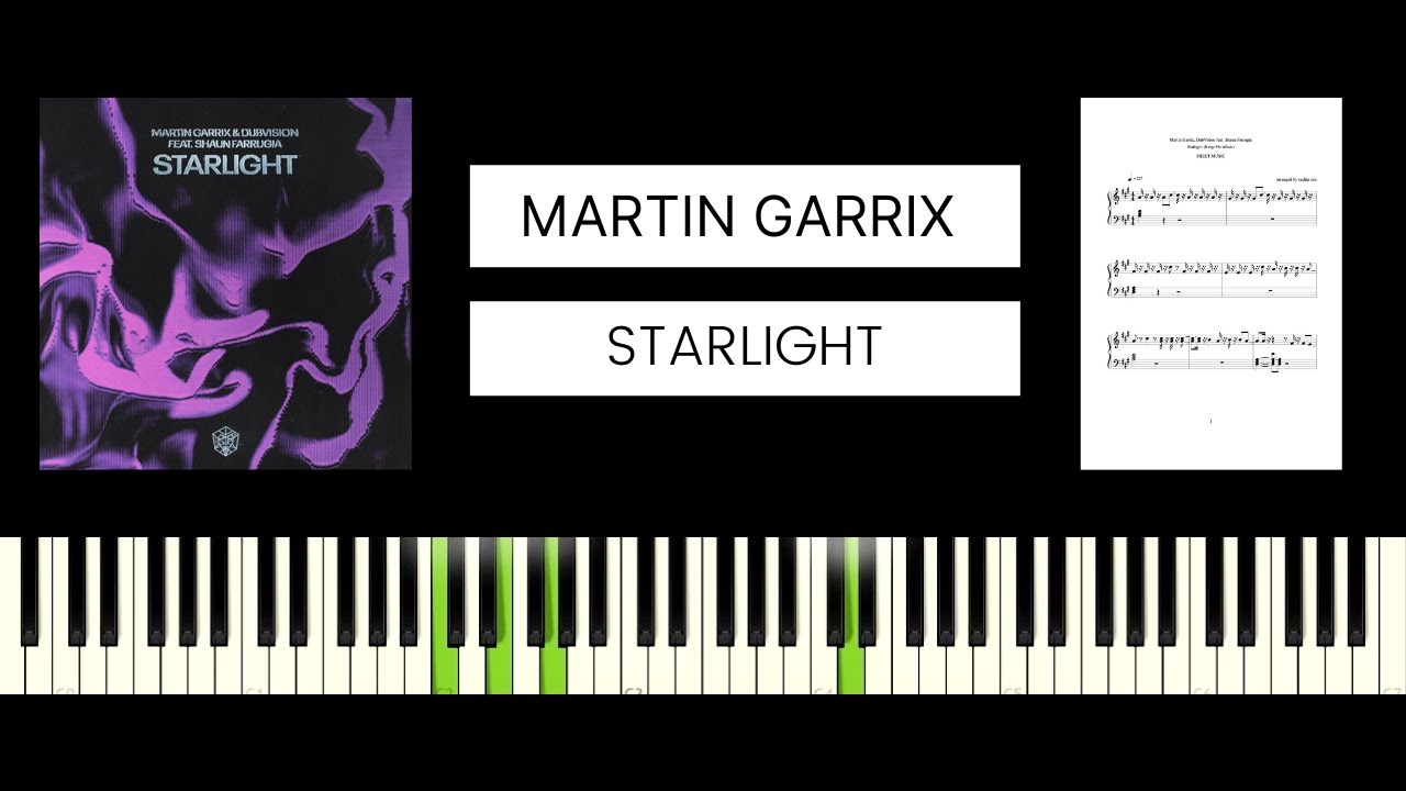 Martin Garrix & Dubvision - Starlight (Keep Me Afloat) BEST PIANO TUTORIAL & COVER