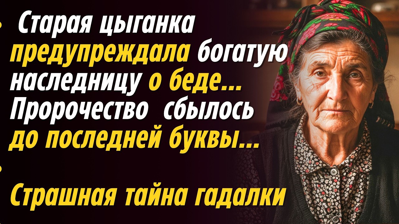 ЦЫГАНКА видела правду, но БОГАЧКА посмеялась над её словами.Пройдет время и роковое пророчество ...