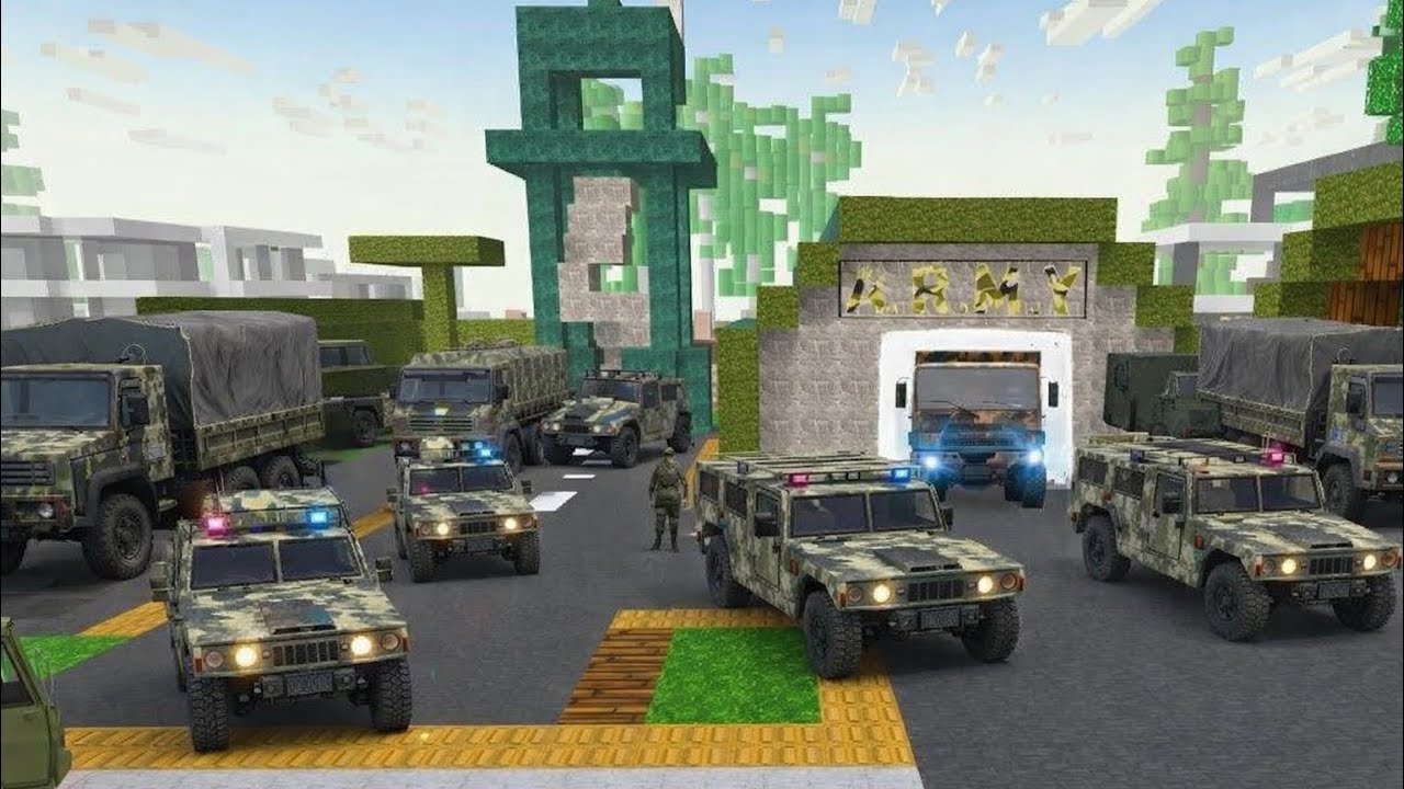 Big attack on school| army in action in school party craft