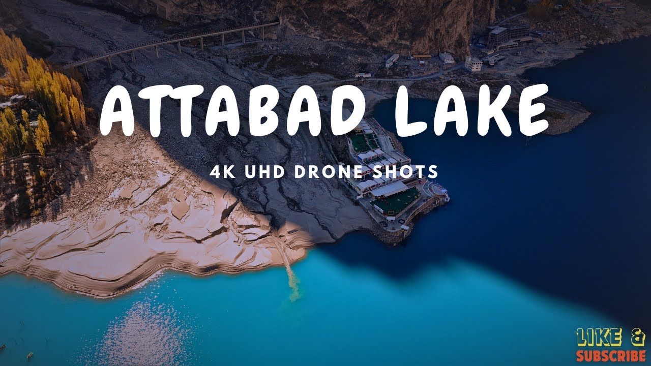 ATTABAD LAKE in HUNZA NORTH PAKISTAN | 4K ULTRA HD DRONE FOOTAGE | @Hassanrehman02 ❤️❤️