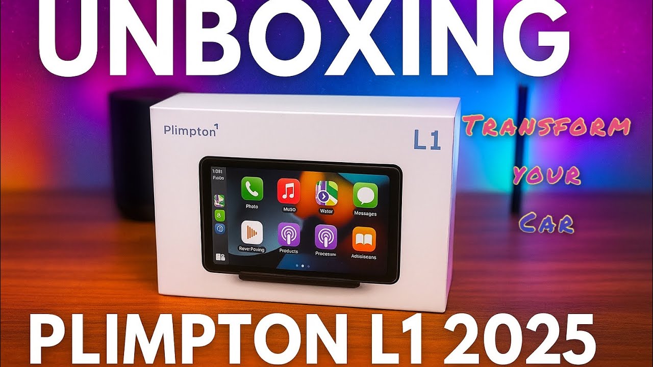 🔥Plimpton L1 2025 Unboxing | Best External Car Display with Wireless CarPlay & Android Auto!