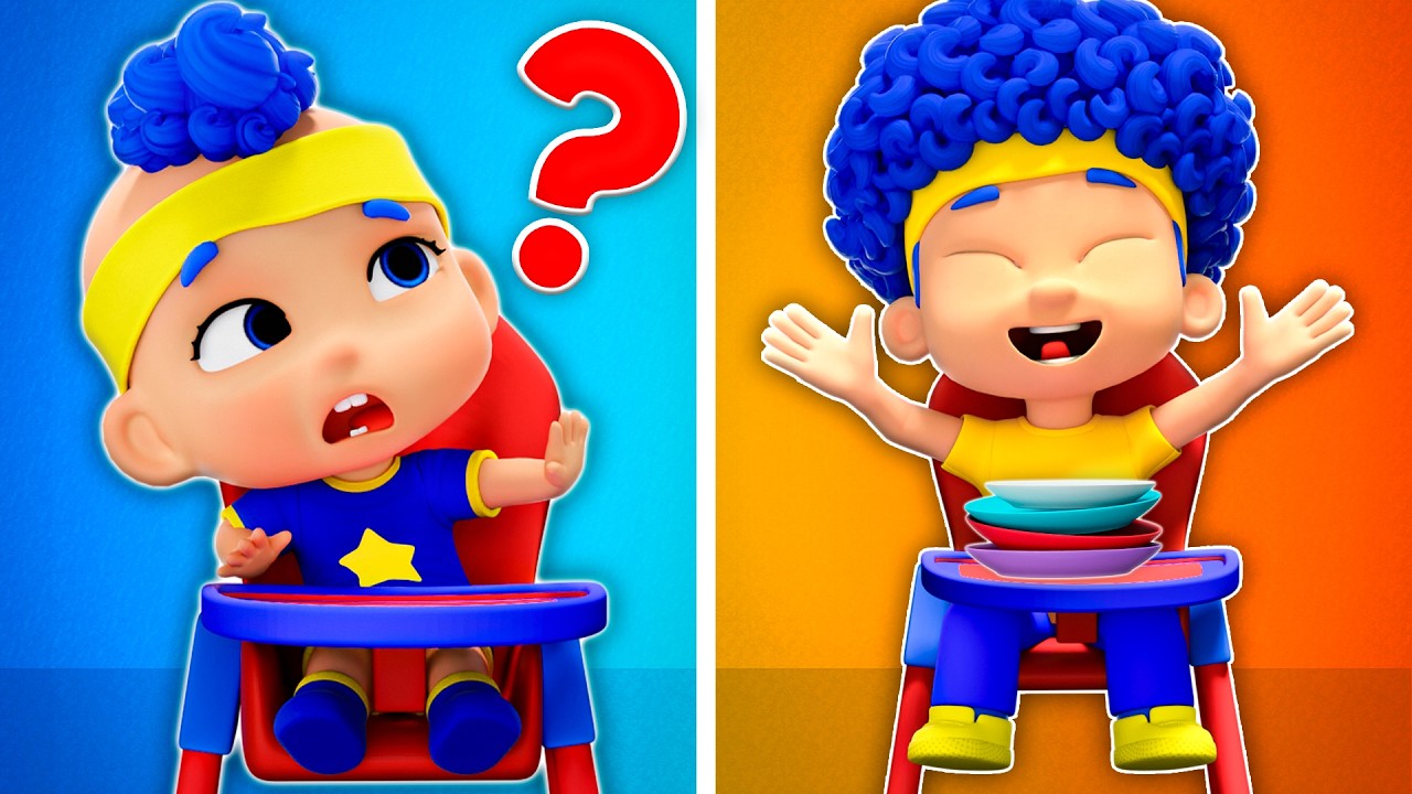 Grow Big! Om-Nom-Nom with Baby DB | D Billions Kids Songs