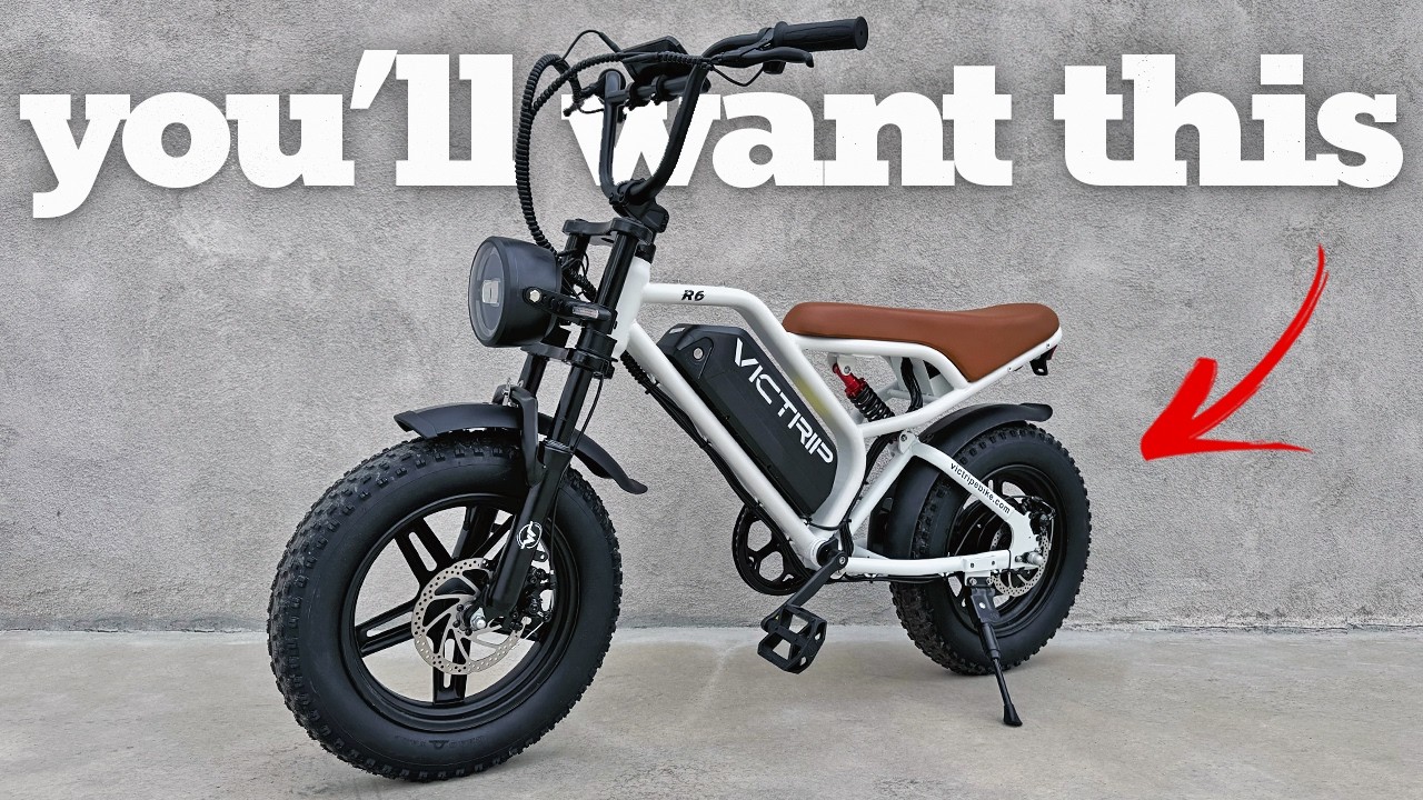 This Small Mini Electric Bike Looks AMAZING! // Victrip R6 Review
