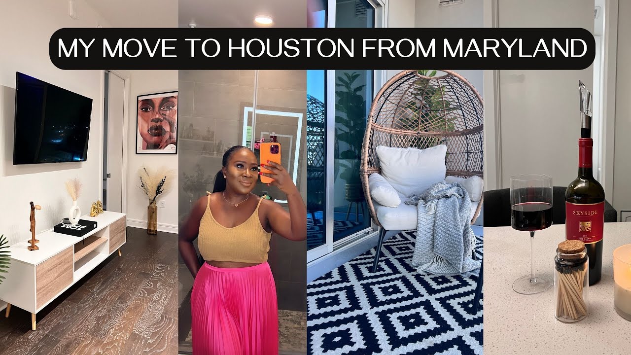 MOVING FROM BALTIMORE TO HOUSTON | LIVING IN HOUSTON, TX. #houstontexas #houstonvlog