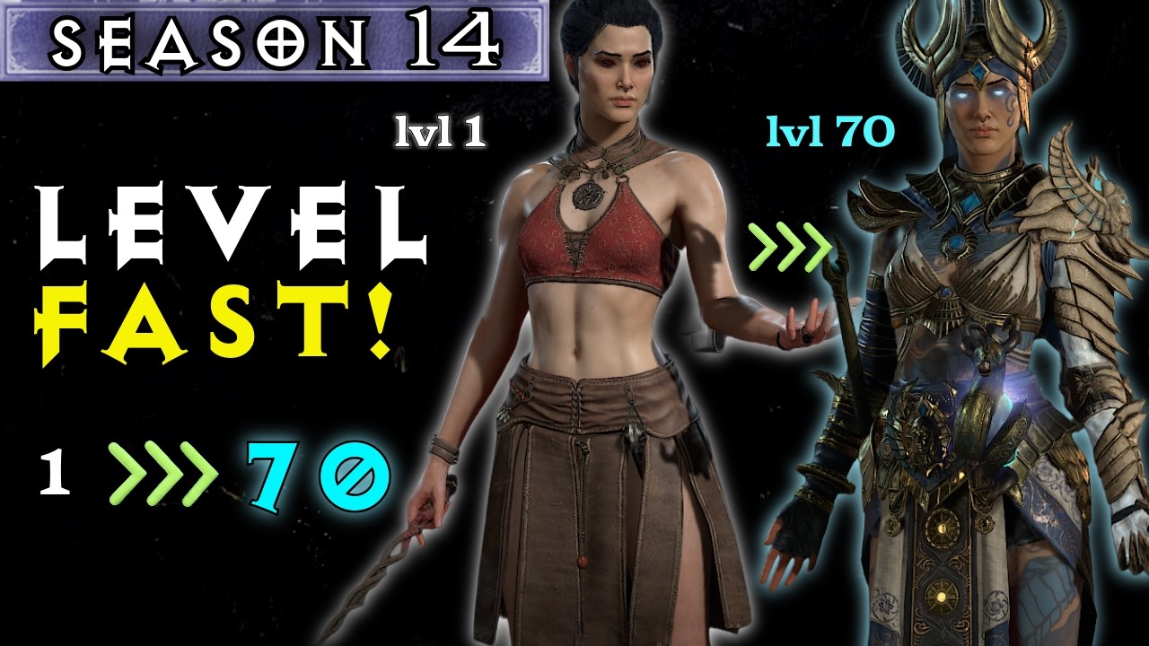 САМЫЙ БЫСТРЫЙ способ прокачки до 70 уровня в Diablo 4: Сезон 14