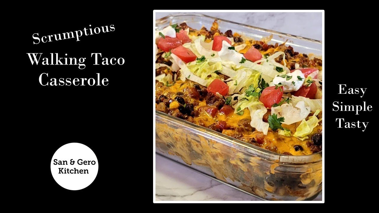How to make Scrumptious Walking Taco Casserole