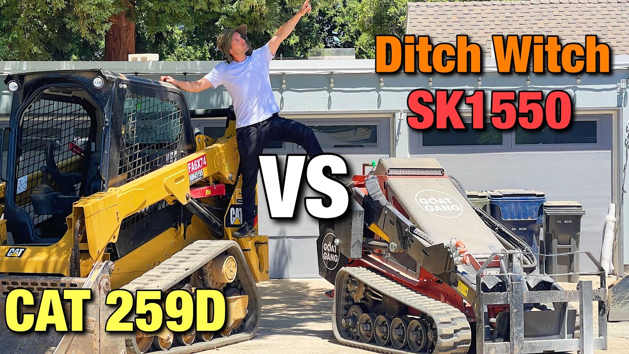 CAT 259D vs Ditch Witch sk1550!