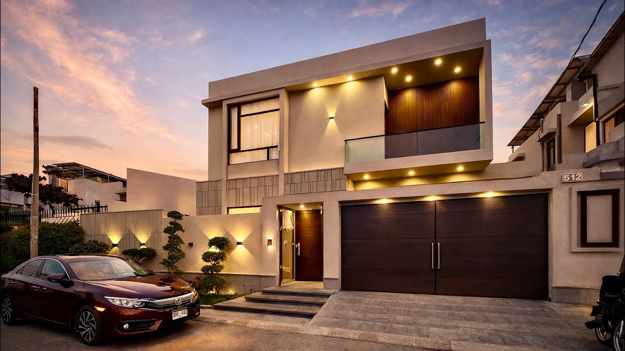 This 500 Yards Luxury House in DHA Phase 6 Will Blow Your Mind | Open Basement + Pool View 😍