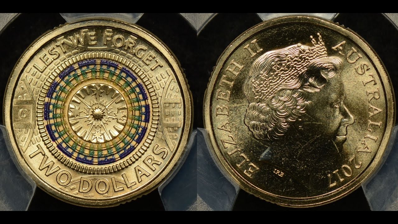 Honoring The 2017 Australian War Memorial 'Lest We Forget' $2 Coin #lestweforget #anzac #war #coin