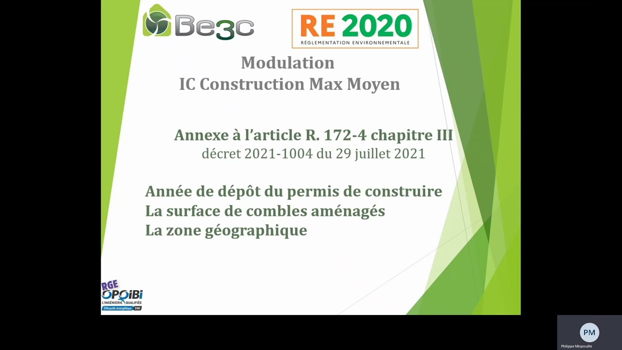 RE 2020 - L'IC Construction - Module 4 - Mars 2022