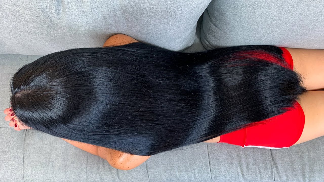 Самые шелковистые и идеальные иссиня-черные волосы на свете