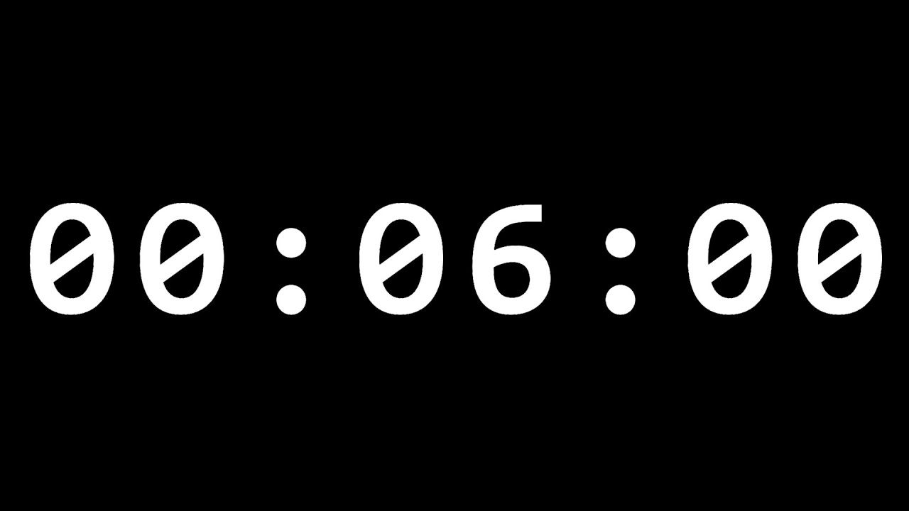 6 Minute Timer | Timer 6 Menit