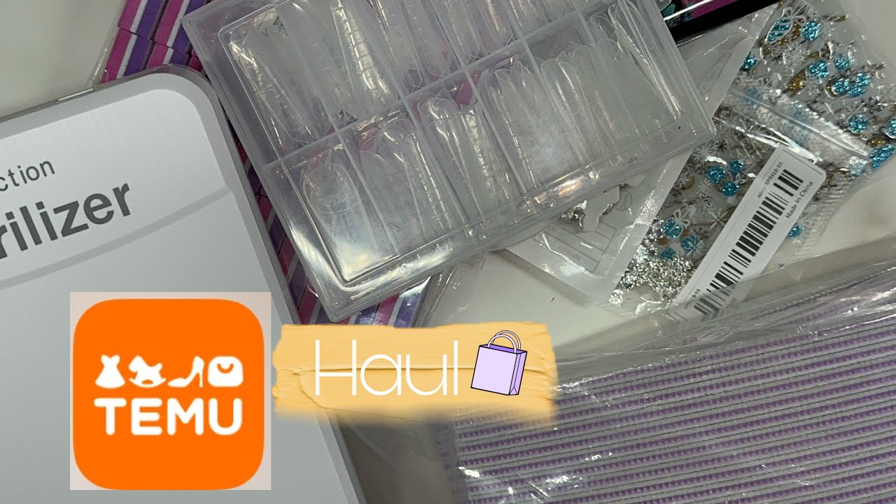 TEMU Nail items Haul 💅🏼🛍️