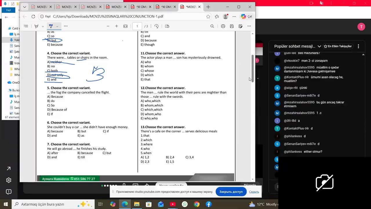 11  sinif buraxılış imtahanına hazırlıq