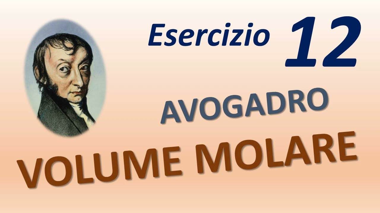 Volume molare di Avogadro esercizio 12 risolto