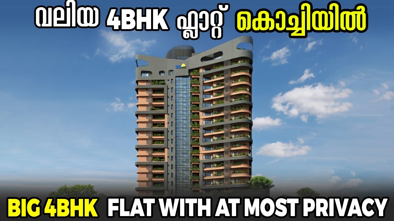 New Big Luxury Resale 4Bhk Flat For Sale In Kochi In The Middle of Vytila Kadavanthra & SFS Bellagio