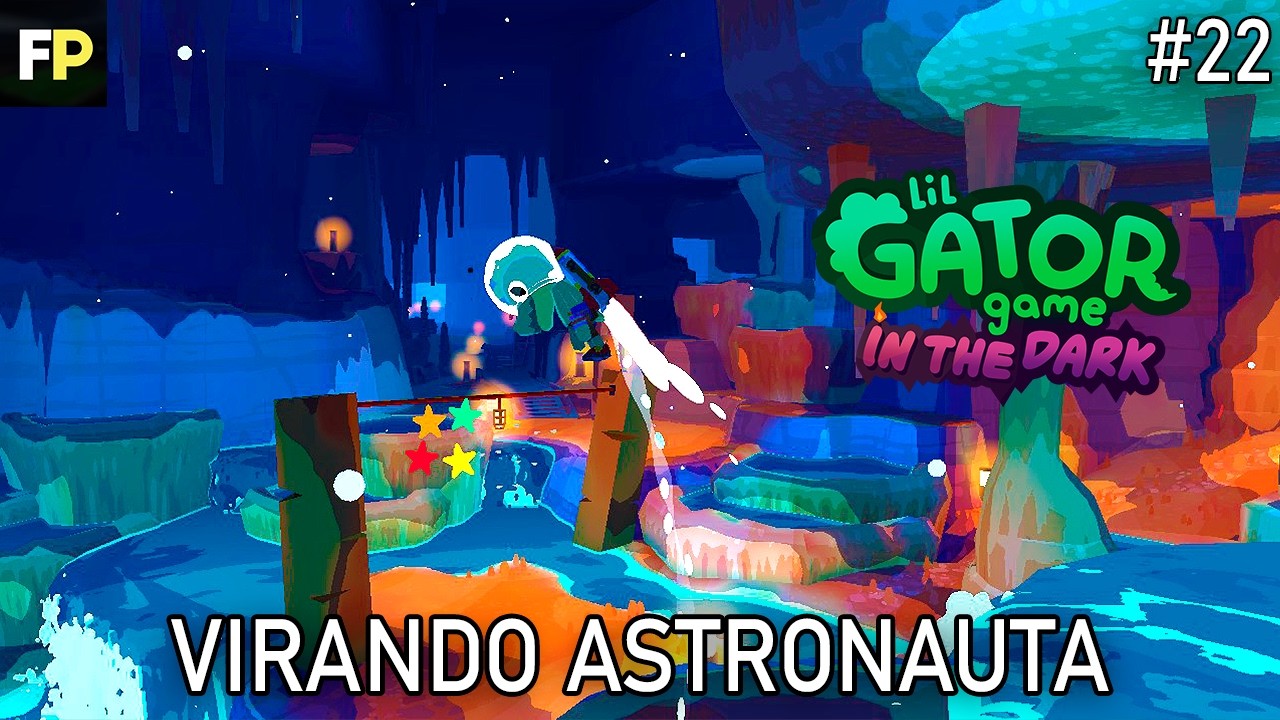 Lil Gator Game: In the Dark - jacaré astronauta #22