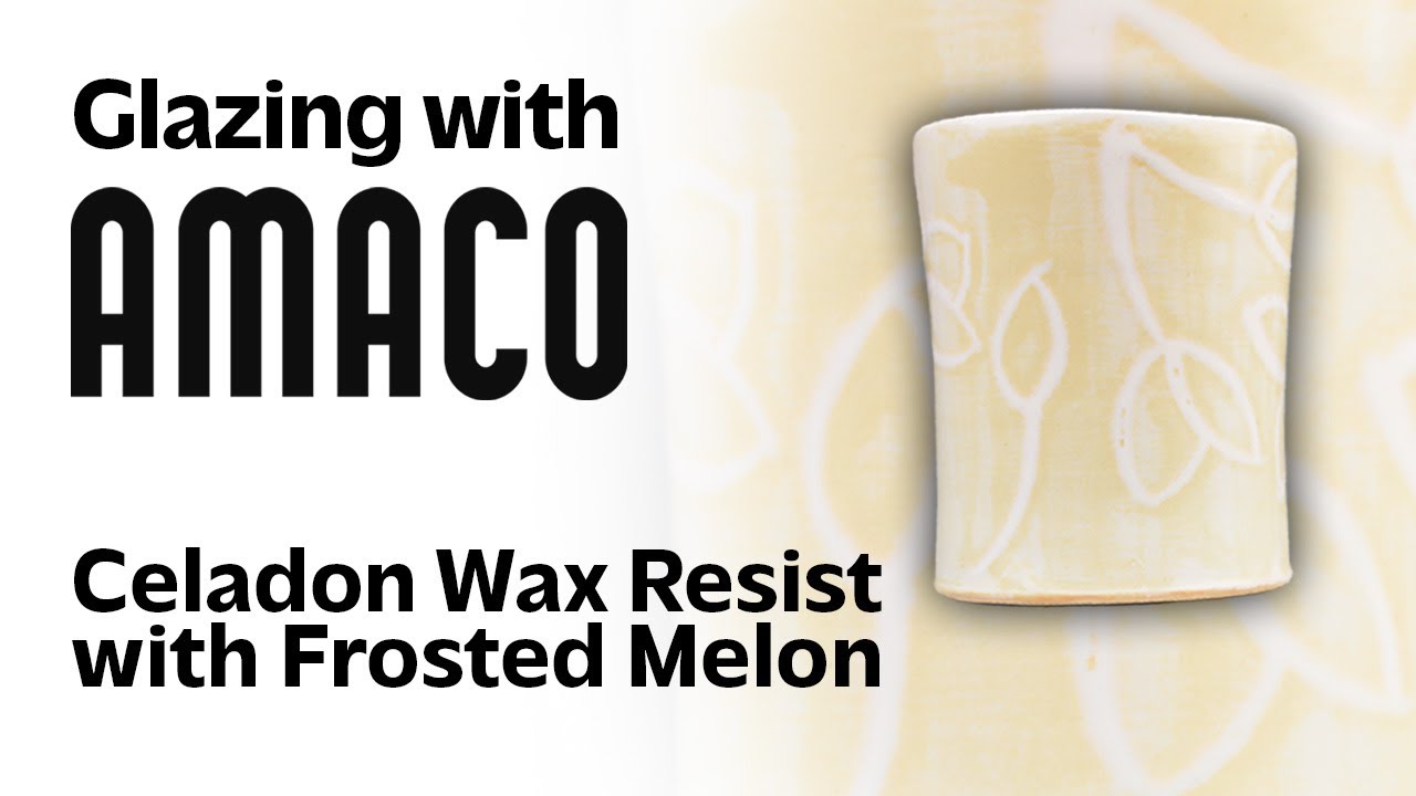 Using Frosted Melon over Celadon Glazes