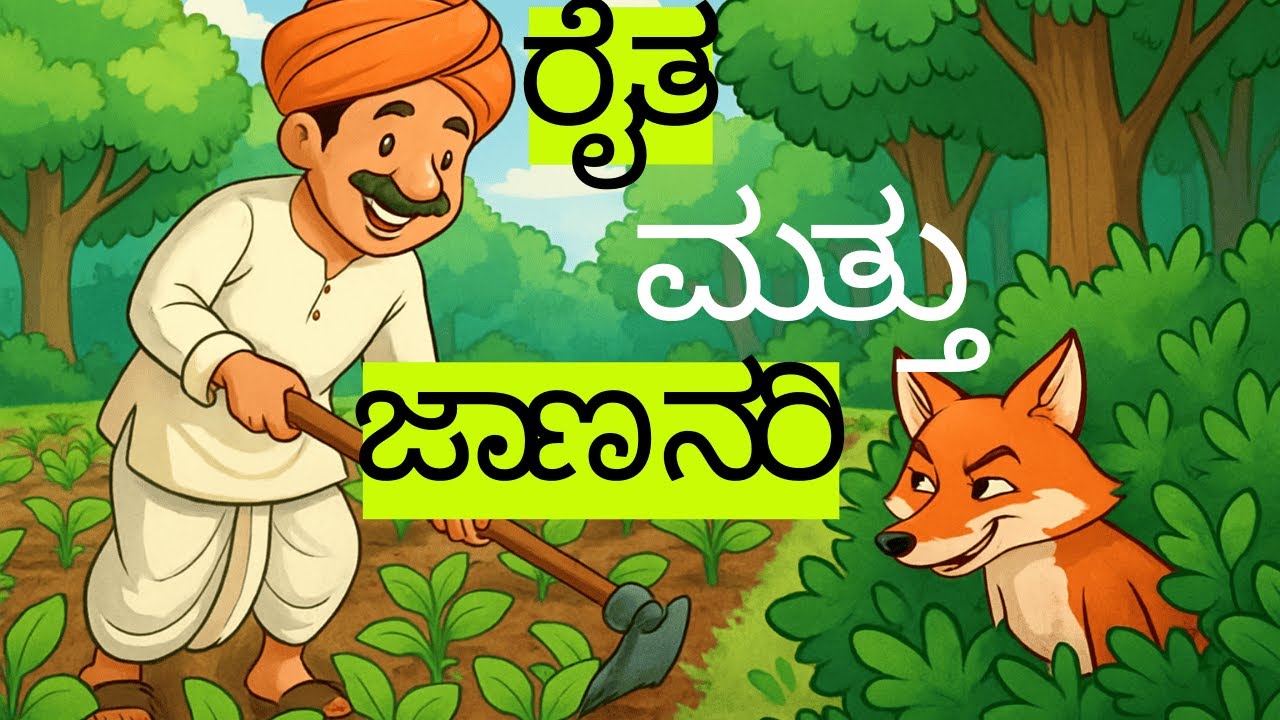 Raitha matthu jaana nariya ondu putta kathe (ರೈತ ಮತ್ತು ಜಾಣ ನರಿಯ ಒಂದು ಪುಟ್ಟ ಕಥೆ)