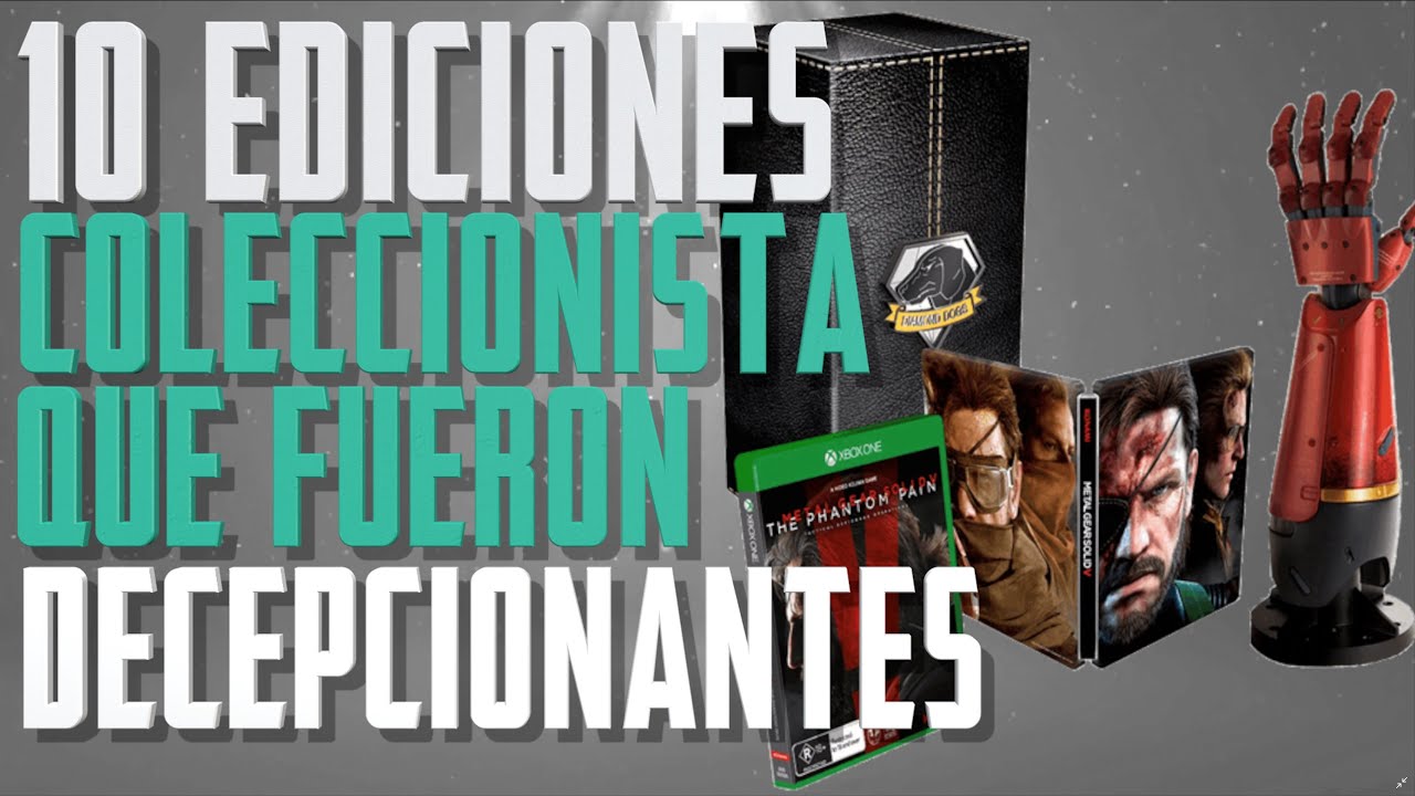 10 EDICIONES COLECCIONISTA de VIDEOJUEGOS que fueron DECEPCIONANTES