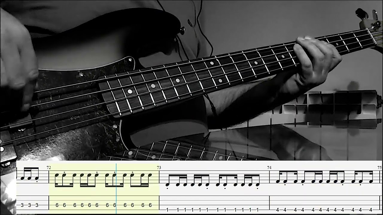 Depeche Mode  -  Enjoy The Silence  Bass Cover with TAB