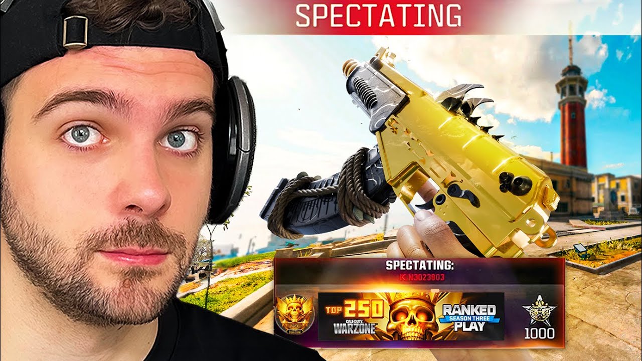 Je SPEC un *JOUEUR PRO* TOP 250 RANKED sur Warzone (il cheat..?)