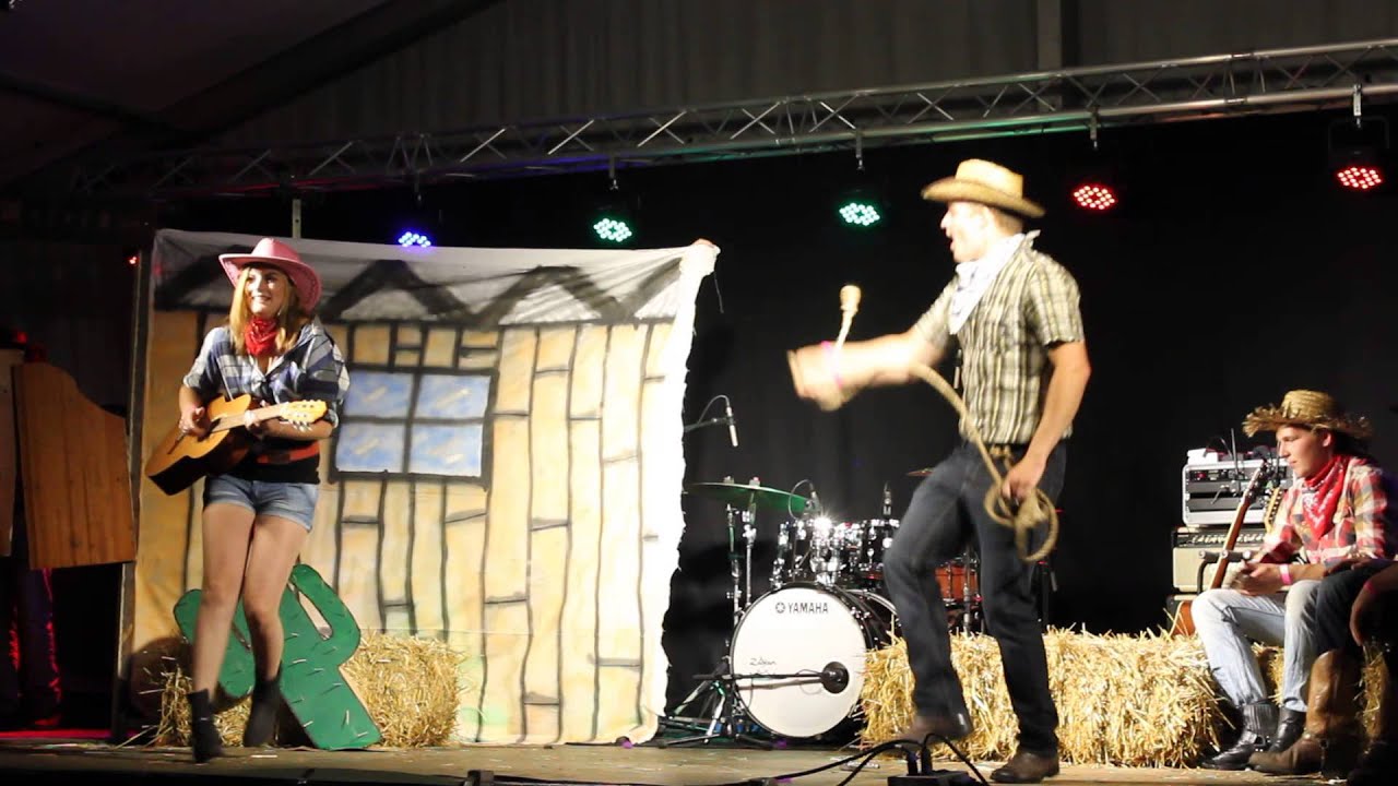 Dorpsfeest Scheerwolde Playbackshow 2014 - Cowboymedley