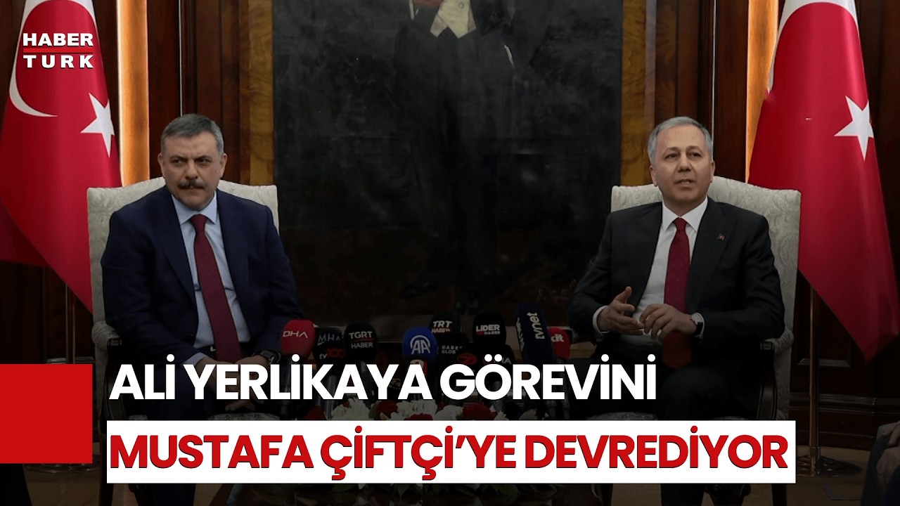 CANLI | İçişleri Bakanlığı'nda devir teslim töreni