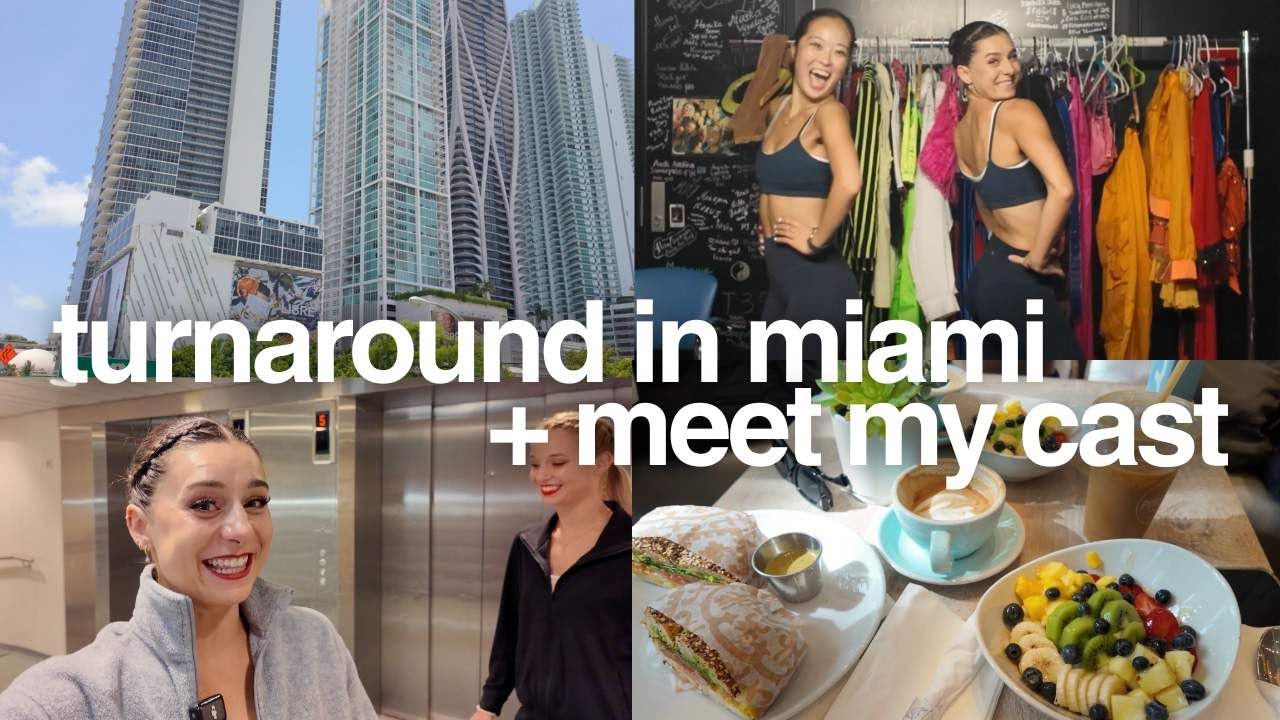 Turnaround Day in Miami 🛳️  meet my cast + backstage show prep ✨