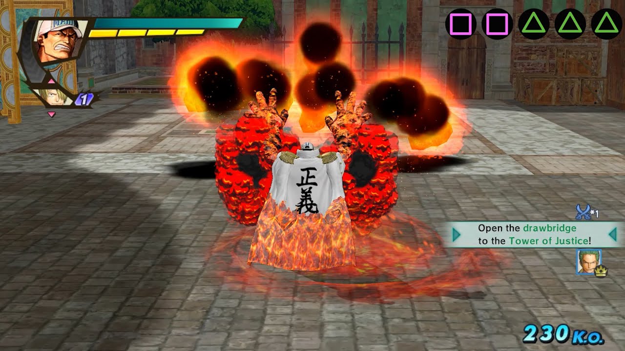 One Piece Pirate Warriors 3 - Akainu Complete Moveset