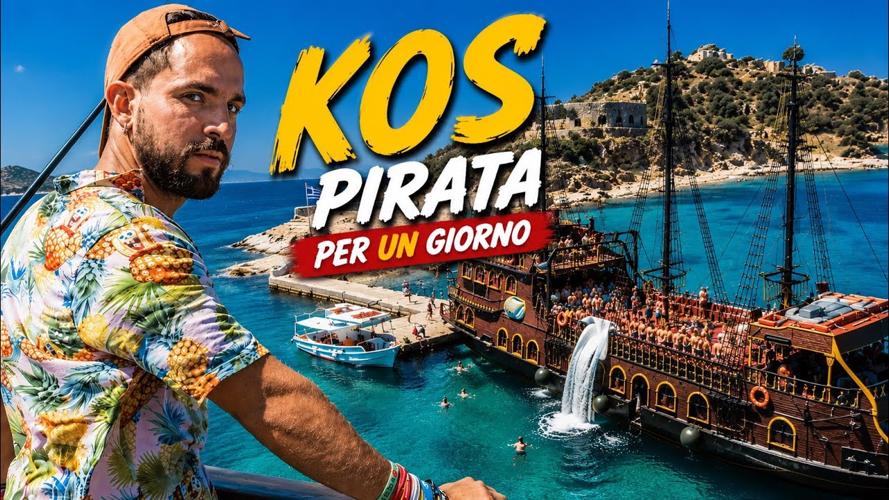 Sono un PIRATA dell' ISOLA di KOS 🇬🇷 VIAGGIO A KOS #02