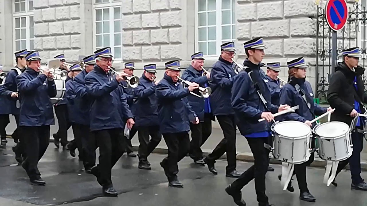Orchestre d'harmonie de St-Quentin (02) fête de la St-Cécile 2018 (1/2)