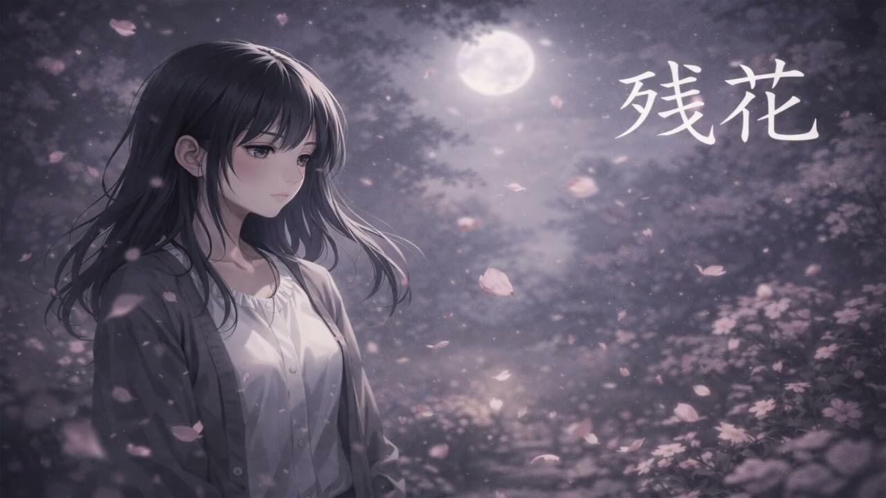 《残花》Cán Huā – Withered Petals 🌸｜温柔伤感中文女声｜夜晚 Lo-Fi 情绪曲