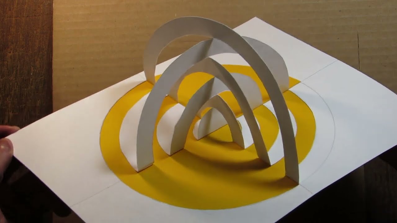 como hacer maqueta tridimensional parte 3. maqueta a base de planos. maqueta circulos. maquetas.
