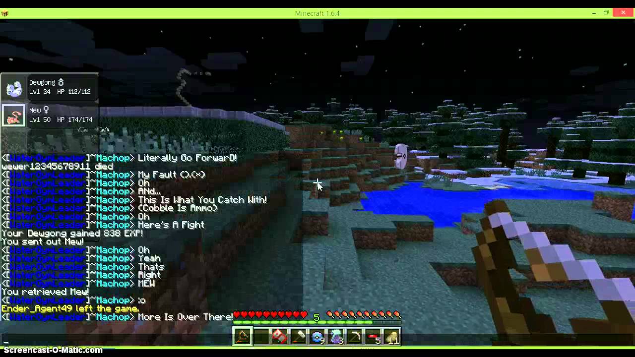 Pixelmon/Morph.Custom Npcs! JOIN NOW 1.6.4!