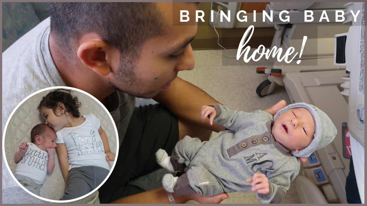 BRINGING OUR NEWBORN BABY HOME FROM HOSPITAL! | Dream Kailey