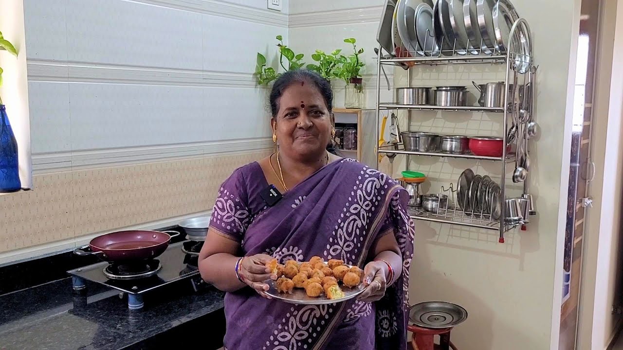 கிராமத்துல சின்ன வயசுல எங்க அம்மா எனக்கு செஞ்சி குடுத்த போண்டா 5 மணி போண்டா செம்ம ருசி! Bonda Recipe