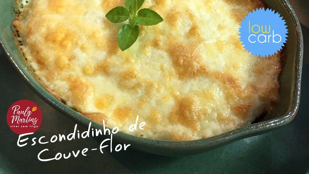 🥘 Escondidinho Low Carb com Purê de Couve-Flor – Sem Glúten, Leve e Gratinado!