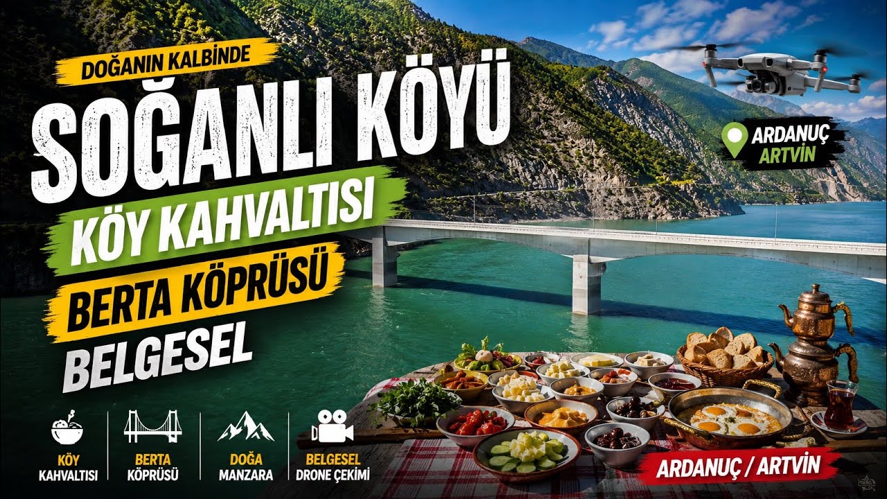 Soğanlı Köyü Ardanuç ARTVİN Berta #artvin #ardanuç #köy #doğa #karadeniz #drone #kahvaltı #gezi