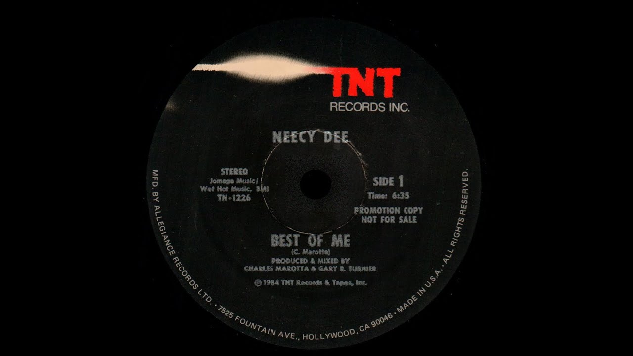 Neecy Dee - Best Of Me - Vocal '84