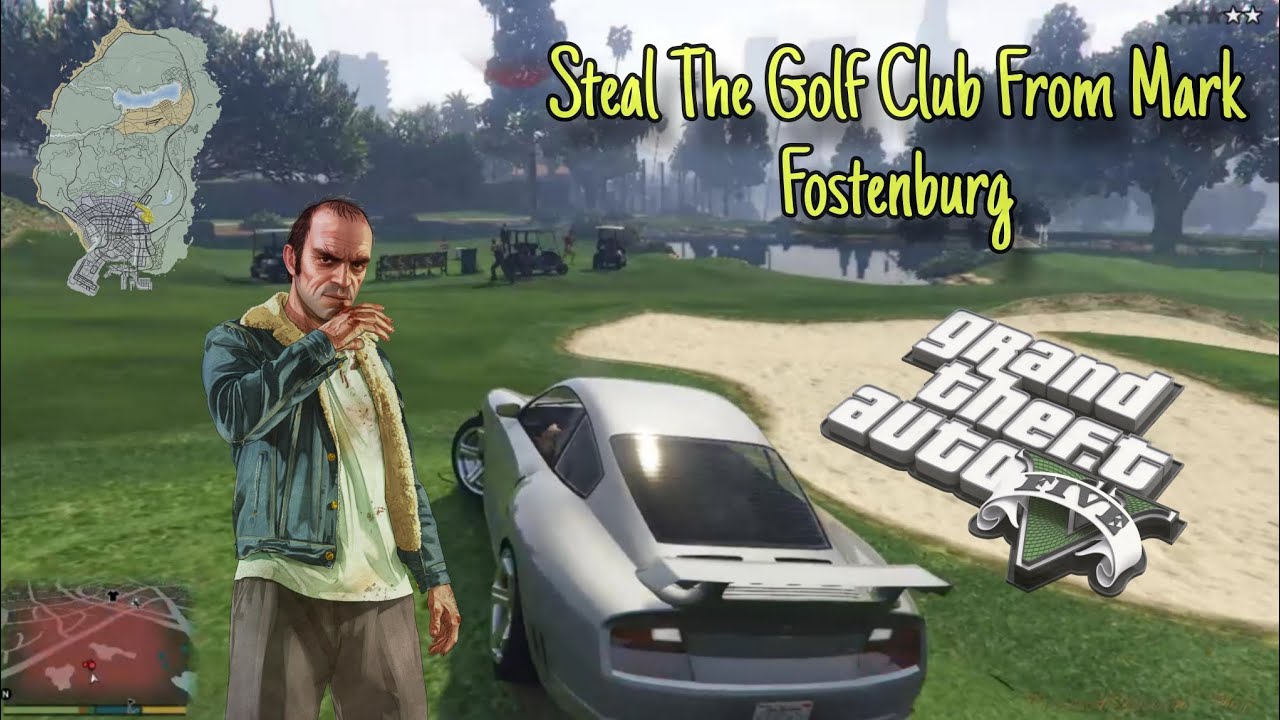 steal the golf club in gta v | gta 5 | cheap thrills gamer |