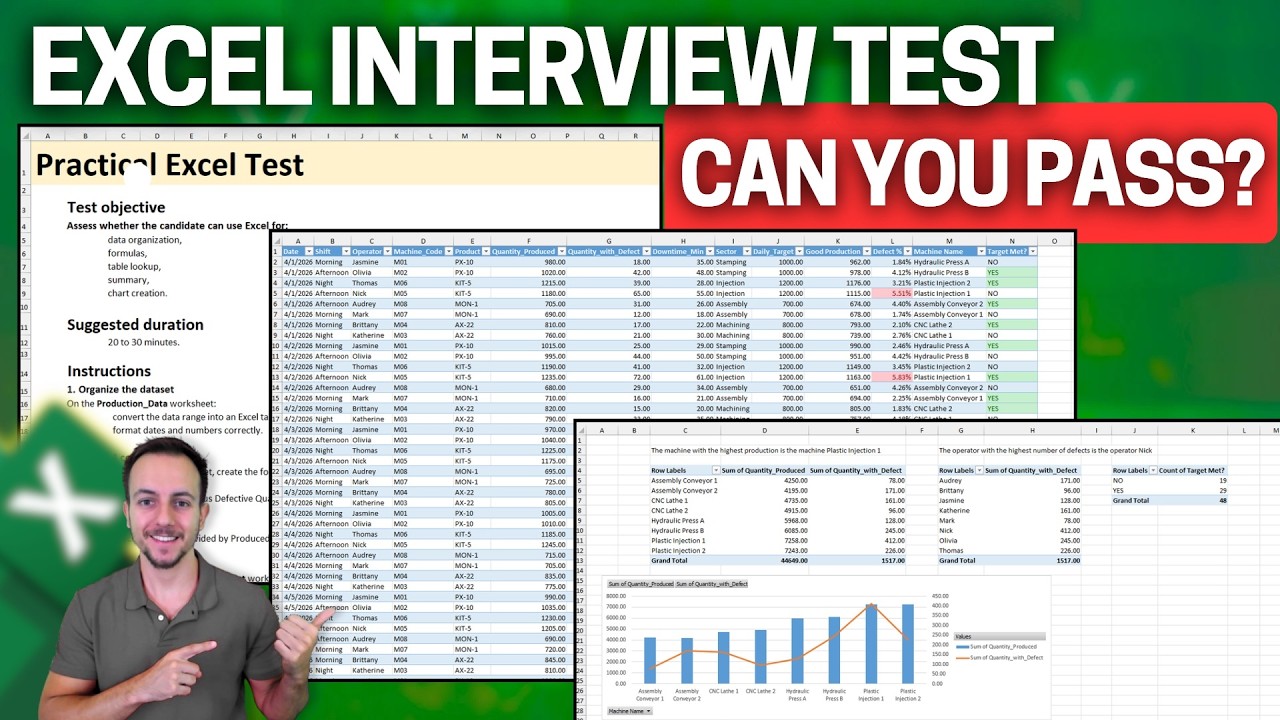 How to Pass an Excel Test for a Job Interview (Step by Step)