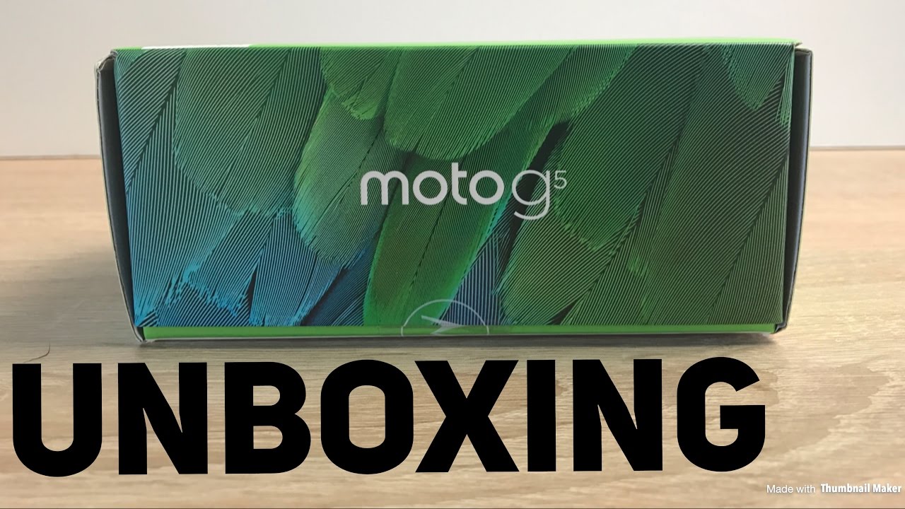 Moto G5 Unboxing