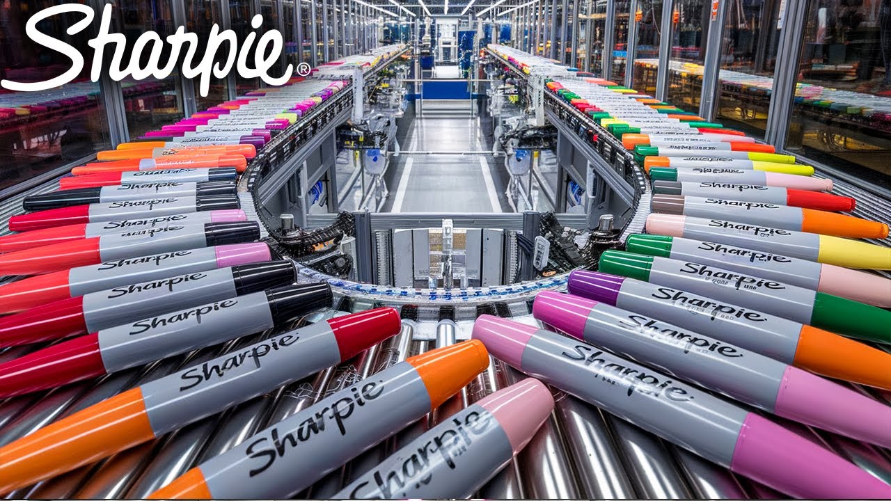 How Sharpie Markers are Made in a Factory | Made of What